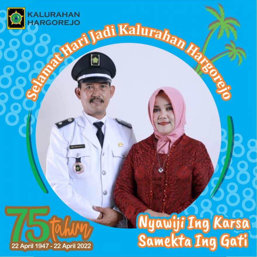 Pemerintah Kalurahan Share Twibbon Ucapan  Selamat Hari Jadi Hargorejo